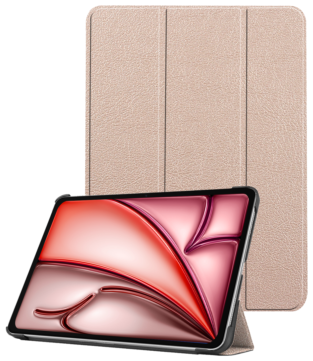 NoXx Hoesje Geschikt voor iPad Air 6 (11 inch) Hoesje Case Hard Cover Hoes Book Case - Goud