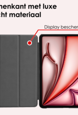 NoXx Hoesje Geschikt voor iPad Air 6 (11 inch) Hoesje Case Hard Cover Hoes Book Case - Goud