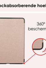 NoXx Hoesje Geschikt voor iPad Air 6 (11 inch) Hoesje Case Hard Cover Hoes Book Case - Goud