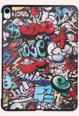 NoXx Hoesje Geschikt voor iPad Air 6 (11 inch) Hoesje Case Hard Cover Hoes Book Case - Graffity