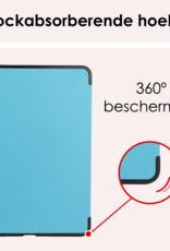 NoXx Hoesje Geschikt voor iPad Air 6 (11 inch) Hoesje Case Hard Cover Hoes Book Case - Lichtblauw