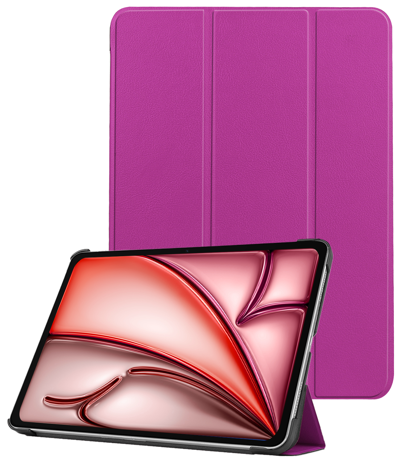 NoXx Hoesje Geschikt voor iPad Air 6 (11 inch) Hoesje Case Hard Cover Hoes Book Case - Paars
