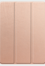 BASEY. Hoesje Geschikt voor iPad Pro 2024 (13 inch) Hoes Case Tablet Hoesje Tri-fold Met Uitsparing Geschikt voor Apple Pencil - Hoes Geschikt voor iPad Pro 2024 13 inch (7e generatie) Hoesje Hard Cover Bookcase Hoes - Rosé goud