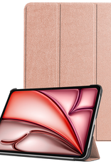 NoXx Hoesje Geschikt voor iPad Air 6 (11 inch) Hoesje Case Hard Cover Hoes Book Case - Rosé goud