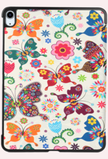 NoXx iPad Air 2024 Hoes Luxe Book Case - iPad Air 6 (11 inch) Hoesje Case Cover - Vlinder