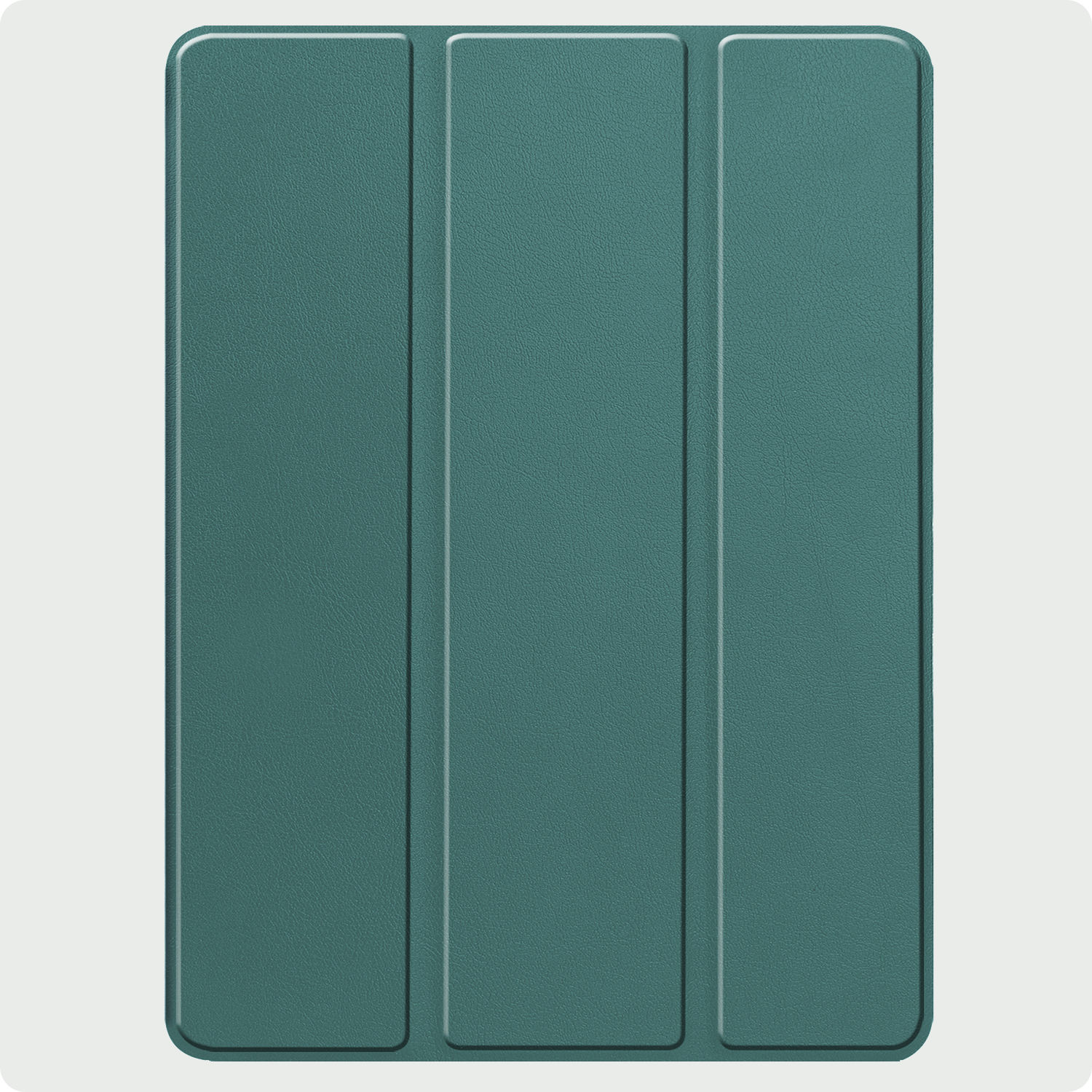 BASEY. Hoesje Geschikt voor iPad Pro 2024 (11 inch) Hoes Case Tablet Hoesje Tri-fold Met Uitsparing Geschikt voor Apple Pencil - Hoes Geschikt voor iPad Pro 2024 11 inch (7e generatie) Hoesje Hard Cover Bookcase Hoes - Donkergroen