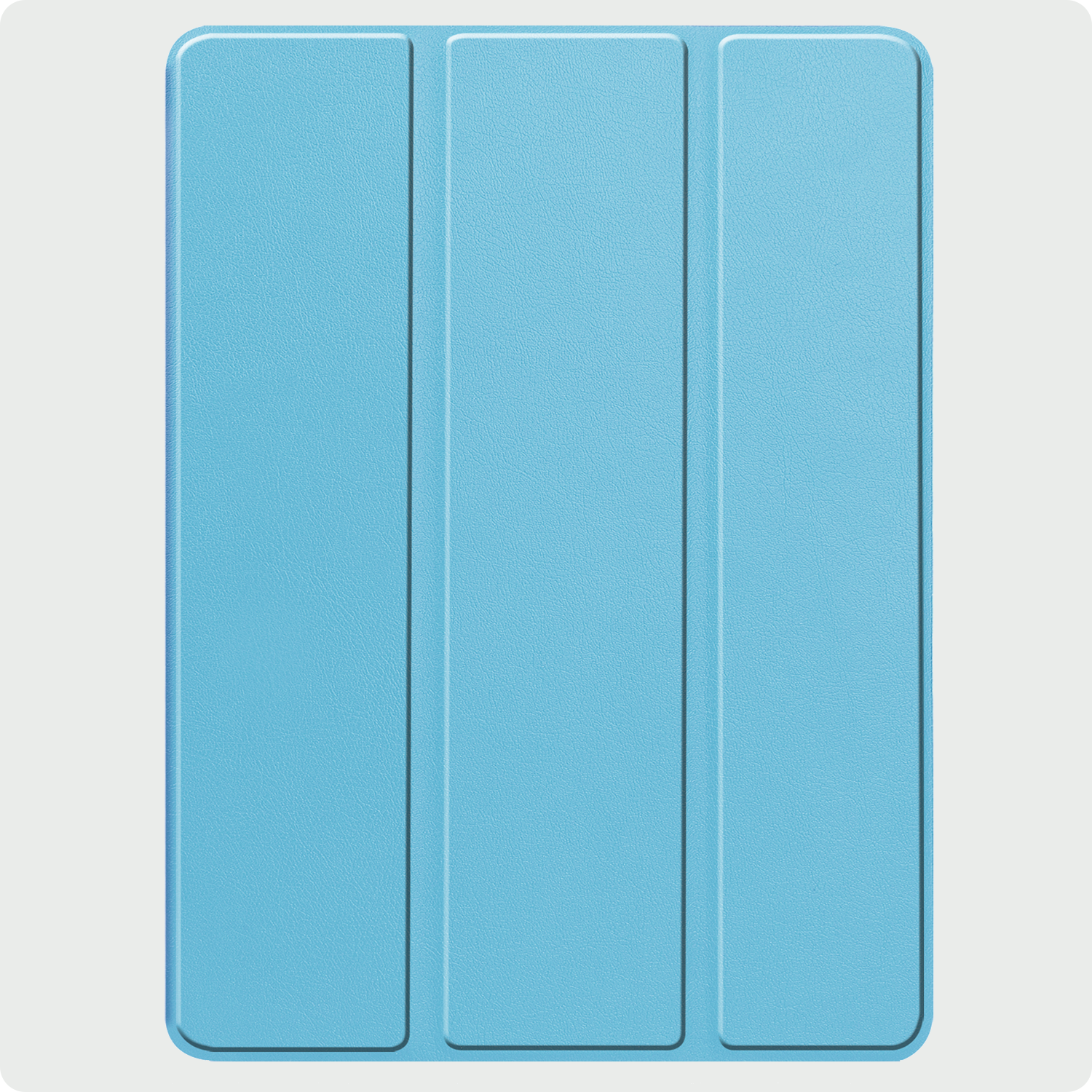 BASEY. Hoesje Geschikt voor iPad Pro 2024 (11 inch) Hoes Case Tablet Hoesje Tri-fold Met Uitsparing Geschikt voor Apple Pencil - Hoes Geschikt voor iPad Pro 2024 11 inch (7e generatie) Hoesje Hard Cover Bookcase Hoes - Lichtblauw