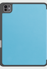 BASEY. Hoesje Geschikt voor iPad Pro 2024 (11 inch) Hoes Case Tablet Hoesje Tri-fold Met Uitsparing Geschikt voor Apple Pencil - Hoes Geschikt voor iPad Pro 2024 11 inch (7e generatie) Hoesje Hard Cover Bookcase Hoes - Lichtblauw