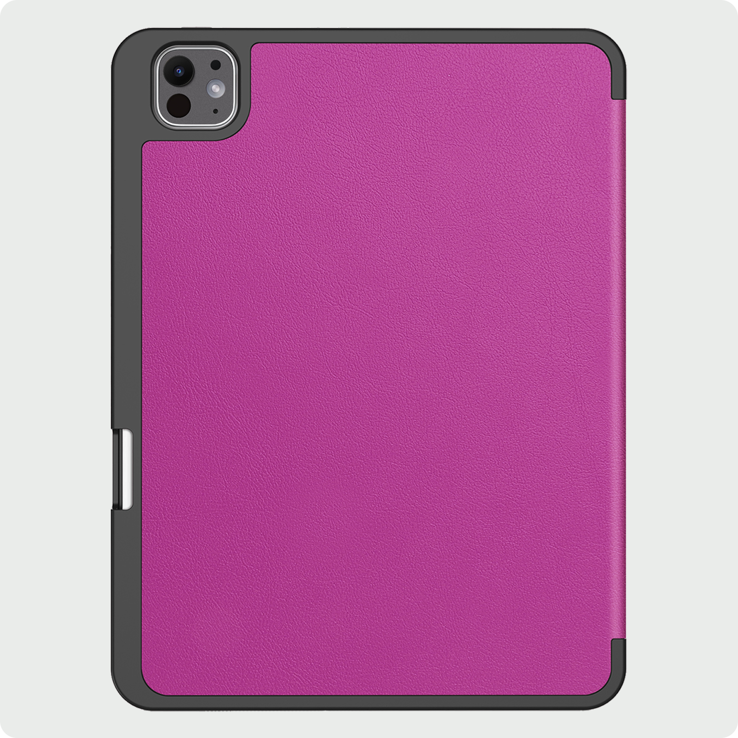 BASEY. Hoesje Geschikt voor iPad Pro 2024 (11 inch) Hoes Case Tablet Hoesje Tri-fold Met Uitsparing Geschikt voor Apple Pencil - Hoes Geschikt voor iPad Pro 2024 11 inch (7e generatie) Hoesje Hard Cover Bookcase Hoes - Paars