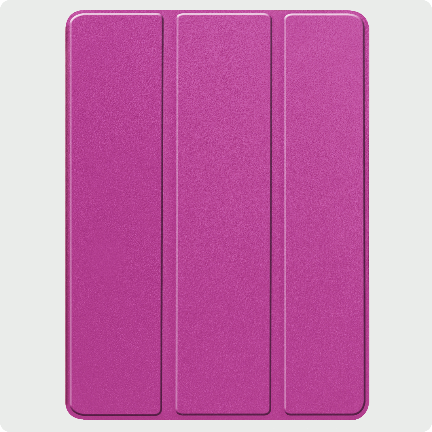 BASEY. Hoesje Geschikt voor iPad Pro 2024 (11 inch) Hoes Case Tablet Hoesje Tri-fold Met Uitsparing Geschikt voor Apple Pencil - Hoes Geschikt voor iPad Pro 2024 11 inch (7e generatie) Hoesje Hard Cover Bookcase Hoes - Paars