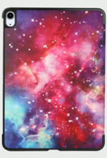 BASEY. Hoesje Geschikt voor iPad Air 6 (13 inch) Hoes Case Tablet Hoesje Tri-fold Met Uitsparing Geschikt voor Apple Pencil - Hoes Geschikt voor iPad Air 2024 (13 inch) Hoesje Hard Cover Bookcase Hoes - Galaxy