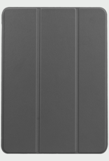 BASEY. Hoesje Geschikt voor iPad Air 6 (13 inch) Hoes Case Tablet Hoesje Tri-fold Met Uitsparing Geschikt voor Apple Pencil - Hoes Geschikt voor iPad Air 2024 (13 inch) Hoesje Hard Cover Bookcase Hoes - Grijs