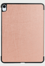 BASEY. Hoesje Geschikt voor iPad Air 6 (13 inch) Hoes Case Tablet Hoesje Tri-fold Met Uitsparing Geschikt voor Apple Pencil - Hoes Geschikt voor iPad Air 2024 (13 inch) Hoesje Hard Cover Bookcase Hoes - Rosé goud