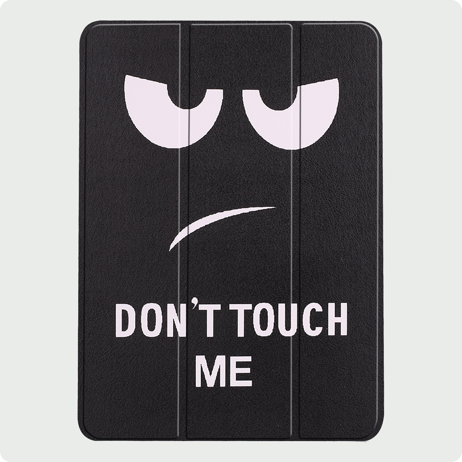 BASEY. Hoesje Geschikt voor iPad Air 6 (13 inch) Hoes Case Tablet Hoesje Tri-fold Met Uitsparing Geschikt voor Apple Pencil - Hoes Geschikt voor iPad Air 2024 (13 inch) Hoesje Hard Cover Bookcase Hoes - Don't Touch Me