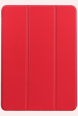 NoXx Hoesje Geschikt voor iPad Air 6 (11 inch) Hoesje Case Hard Cover Hoes Book Case Met Uitsparing Geschikt voor Apple Pencil - Rood