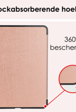 NoXx Hoesje Geschikt voor iPad Air 6 (11 inch) Hoesje Case Hard Cover Hoes Book Case Met Uitsparing Geschikt voor Apple Pencil - Rosé goud