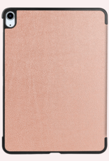 NoXx Hoesje Geschikt voor iPad Air 6 (11 inch) Hoesje Case Hard Cover Hoes Book Case Met Uitsparing Geschikt voor Apple Pencil - Rosé goud