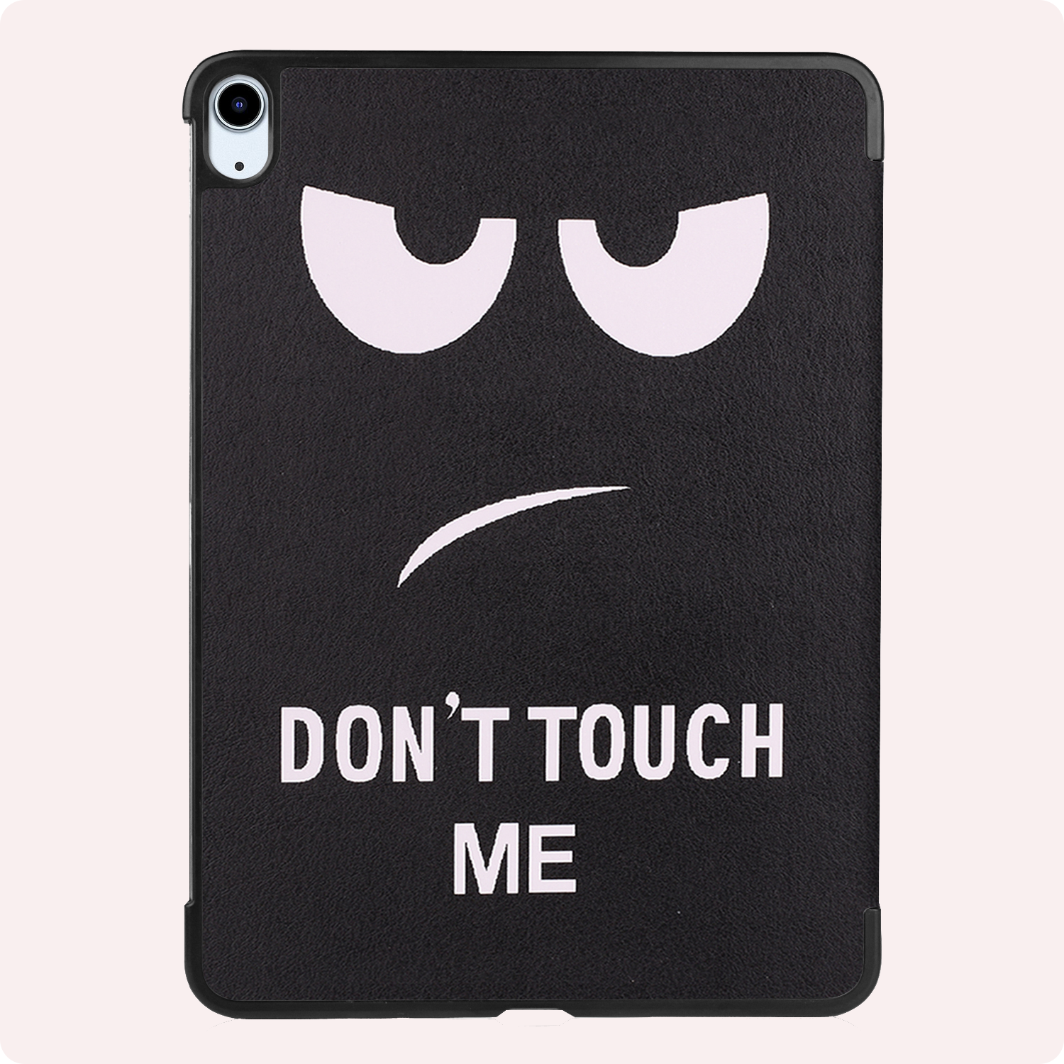 NoXx Hoesje Geschikt voor iPad Air 6 (11 inch) Hoesje Case Hard Cover Hoes Book Case Met Uitsparing Geschikt voor Apple Pencil - Don't Touch Me