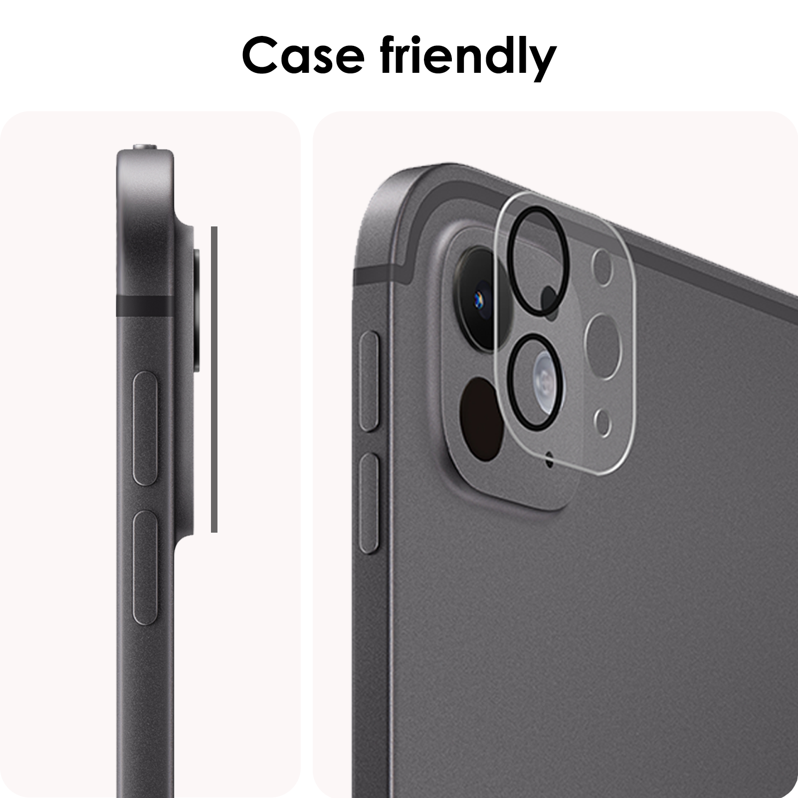 NoXx BTH iPad Pro 11 inch 2024 Camera Screenprotector - 3 PACK