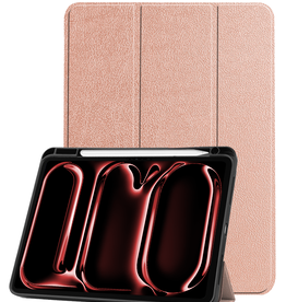 NoXx NoXx iPad Pro 2024 (11 inch) Hoesje Met Uitsparing Apple Pencil - Rose Goud