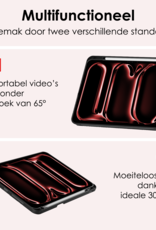 NoXx Hoesje Geschikt voor iPad Pro 2024 (11 inch) Hoesje Case Hard Cover Hoes Book Case Met Uitsparing Geschikt voor Apple Pencil - Rosé goud