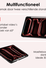 NoXx Hoesje Geschikt voor iPad Pro 2024 (11 inch) Hoesje Case Hard Cover Hoes Book Case Met Uitsparing Geschikt voor Apple Pencil - Paars