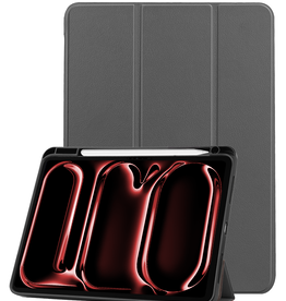 NoXx NoXx iPad Pro 2024 (11 inch) Hoesje Met Uitsparing Apple Pencil - Grijs