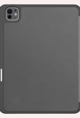 NoXx Hoesje Geschikt voor iPad Pro 2024 (11 inch) Hoesje Case Hard Cover Hoes Book Case Met Uitsparing Geschikt voor Apple Pencil - Grijs