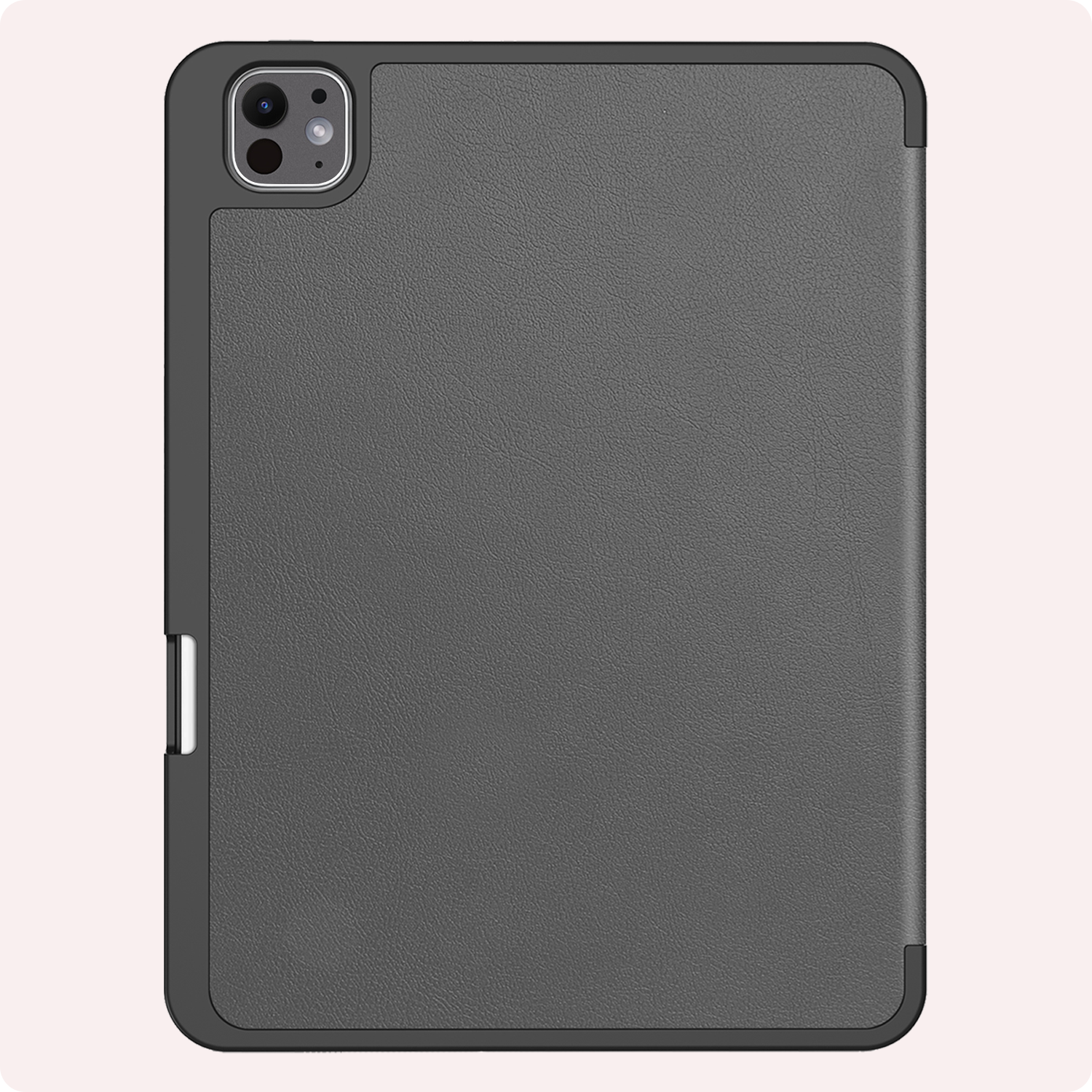 NoXx Hoesje Geschikt voor iPad Pro 2024 (11 inch) Hoesje Case Hard Cover Hoes Book Case Met Uitsparing Geschikt voor Apple Pencil - Grijs