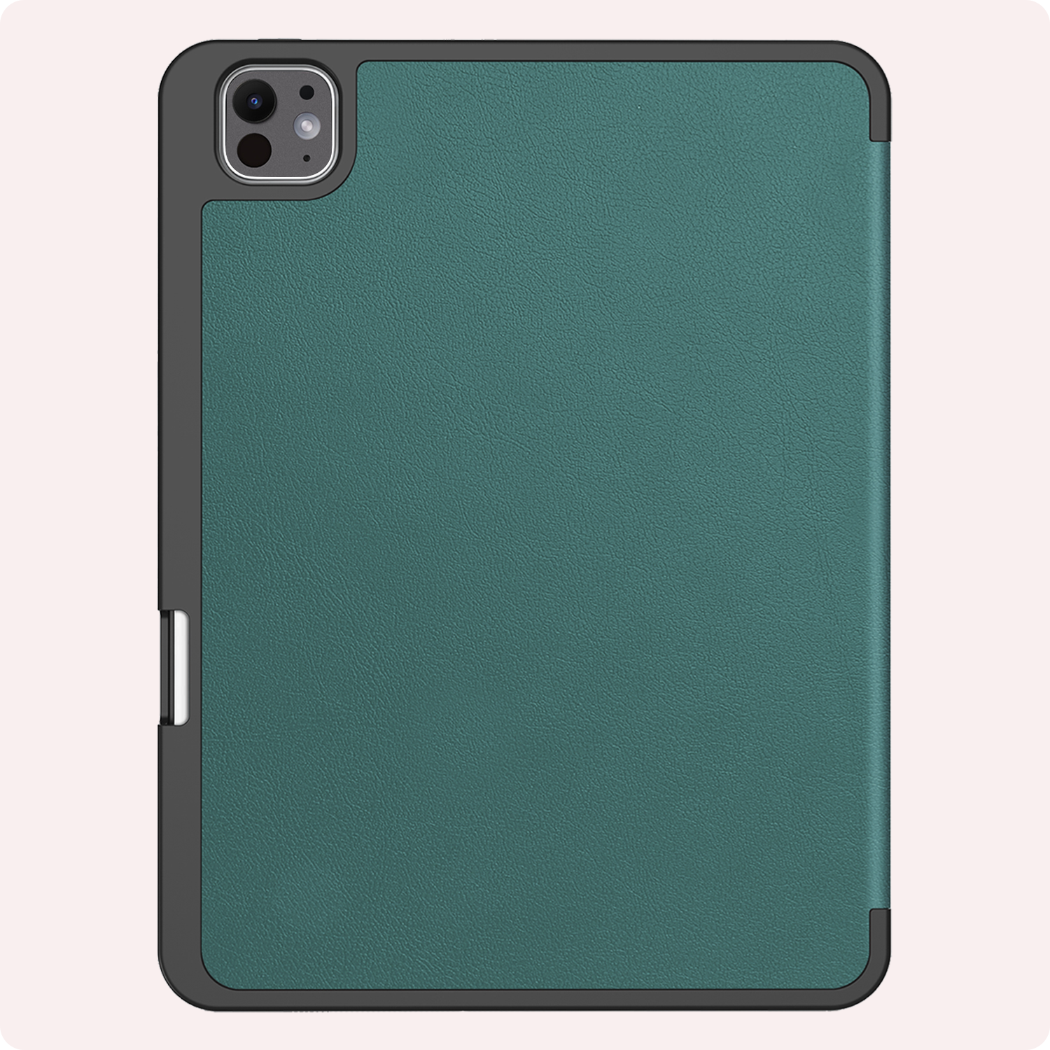 NoXx Hoesje Geschikt voor iPad Pro 2024 (11 inch) Hoesje Case Hard Cover Hoes Book Case Met Uitsparing Geschikt voor Apple Pencil - Donkergroen