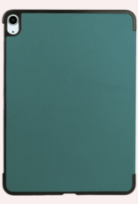 NoXx Hoesje Geschikt voor iPad Air 6 (13 inch) Hoesje Case Hard Cover Hoes Book Case Met Uitsparing Geschikt voor Apple Pencil - Donkergroen