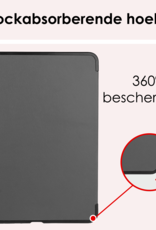 NoXx Hoesje Geschikt voor iPad Air 6 (13 inch) Hoesje Case Hard Cover Hoes Book Case Met Uitsparing Geschikt voor Apple Pencil - Grijs