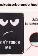 NoXx Hoesje Geschikt voor iPad Air 6 (13 inch) Hoesje Case Hard Cover Hoes Book Case Met Uitsparing Geschikt voor Apple Pencil - Don't Touch Me