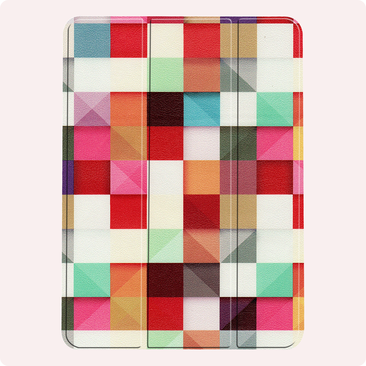 NoXx Hoesje Geschikt voor iPad Air 6 (11 inch) Hoesje Case Hard Cover Hoes Book Case Met Screenprotector - Blokken