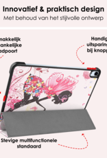 NoXx Hoesje Geschikt voor iPad Air 6 (11 inch) Hoesje Case Hard Cover Hoes Book Case Met Screenprotector - Elfje