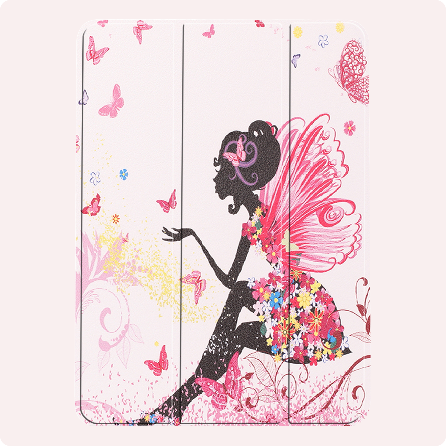 NoXx Hoesje Geschikt voor iPad Air 6 (11 inch) Hoesje Case Hard Cover Hoes Book Case Met Screenprotector - Elfje