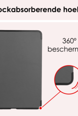 NoXx Hoesje Geschikt voor iPad Air 6 (11 inch) Hoesje Case Hard Cover Hoes Book Case Met Screenprotector - Grijs