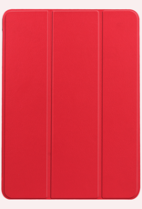 NoXx Hoesje Geschikt voor iPad Air 6 (11 inch) Hoesje Case Hard Cover Hoes Book Case Met Screenprotector - Rood