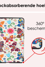 NoXx iPad Air 2024 Hoes Book Case Met Screenprotector - iPad Air 6 (11 inch) Hoesje Cover Case - Vlinders