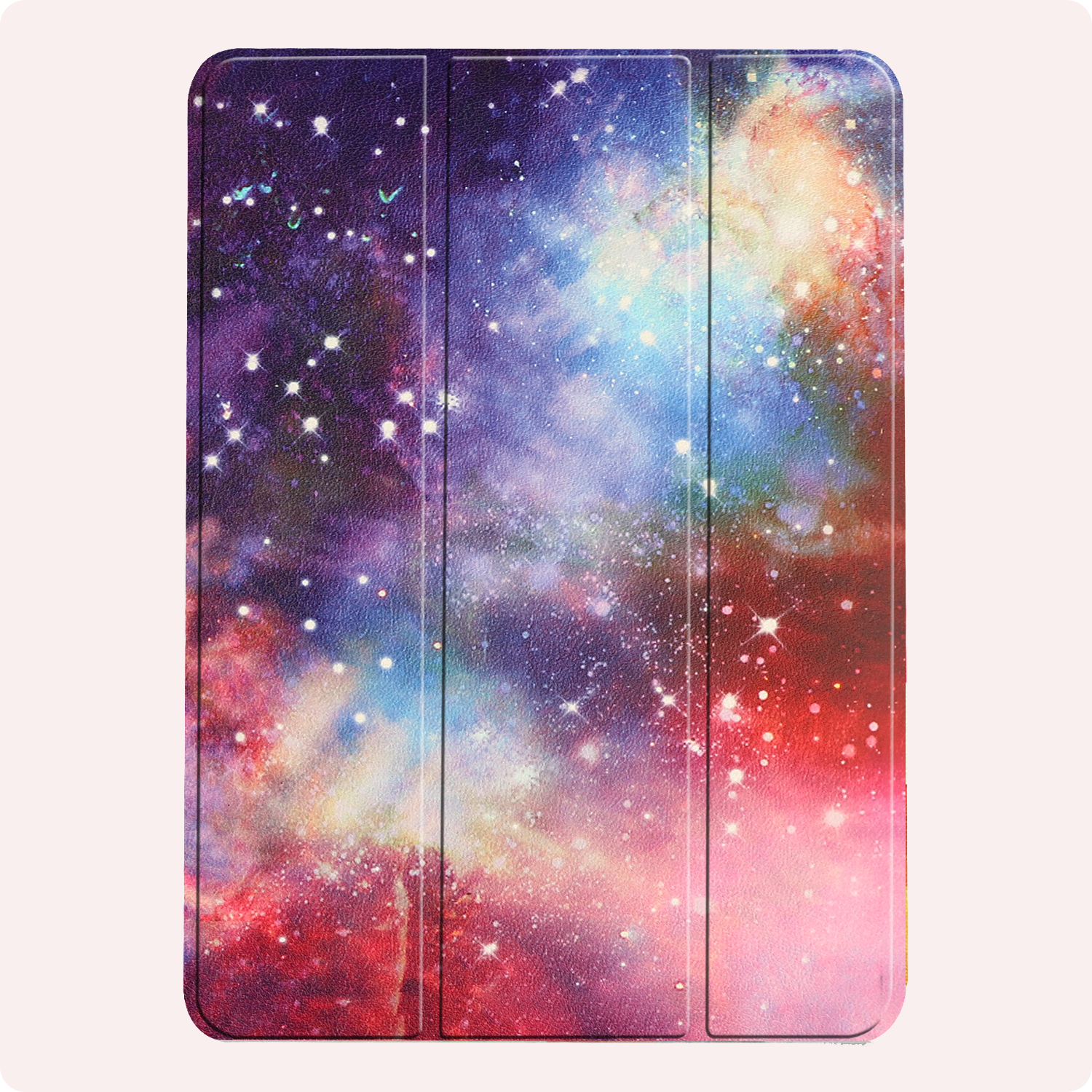 NoXx Hoesje Geschikt voor iPad Air 6 (11 inch) Hoesje Case Hard Cover Hoes Book Case Met Uitsparing Geschikt voor Apple Pencil Met Screenprotector - Galaxy