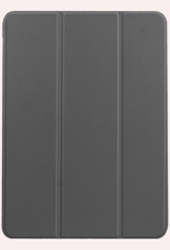 NoXx Hoesje Geschikt voor iPad Air 6 (11 inch) Hoesje Case Hard Cover Hoes Book Case Met Uitsparing Geschikt voor Apple Pencil Met Screenprotector - Grijs