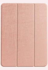 NoXx Hoesje Geschikt voor iPad Air 6 (13 inch) Hoesje Case Hard Cover Hoes Book Case Met Screenprotector - Rosé goud