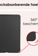 NoXx Hoesje Geschikt voor iPad Air 6 (13 inch) Hoesje Case Hard Cover Hoes Book Case Met Screenprotector - Zwart