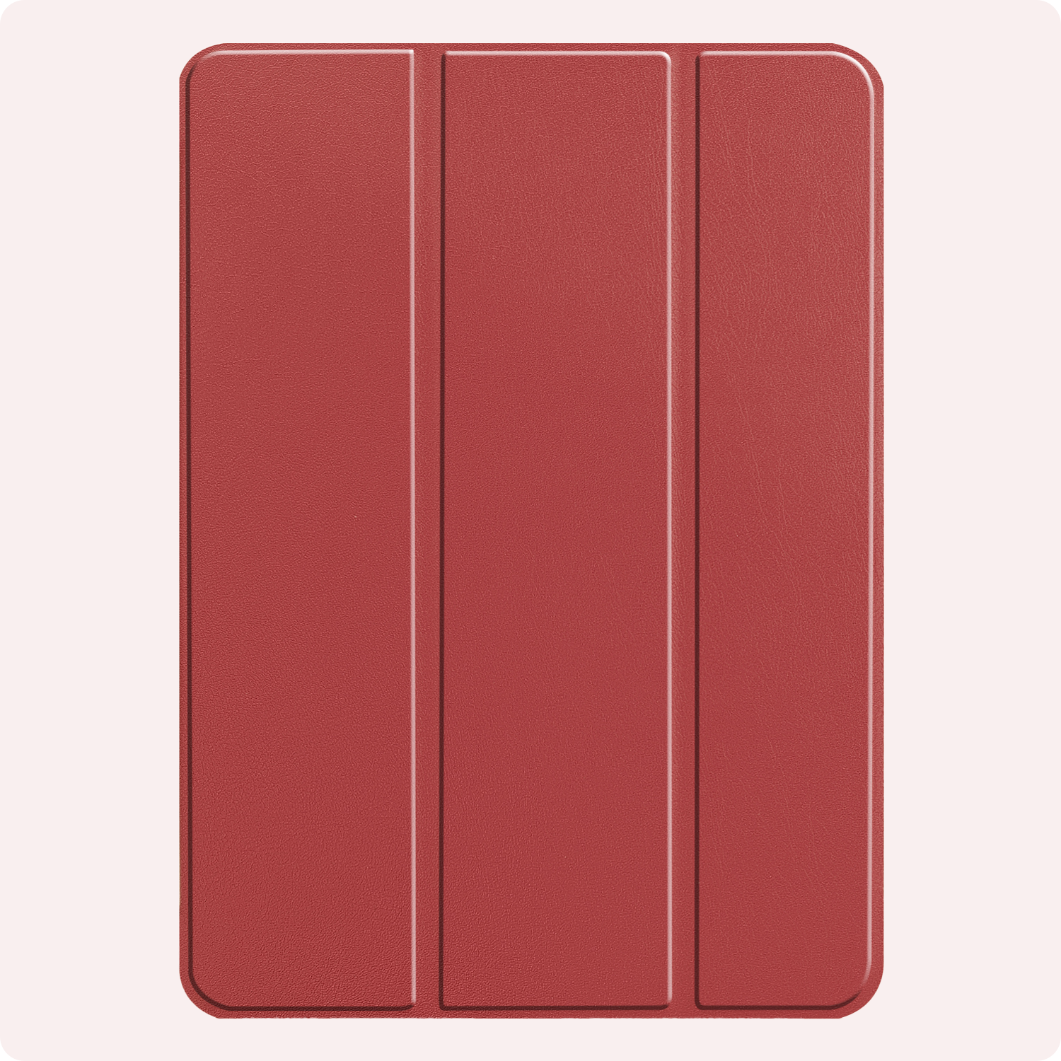 NoXx Hoesje Geschikt voor iPad Pro 2024 (11 inch) Hoesje Case Hard Cover Hoes Book Case Met Screenprotector - Donkerrood
