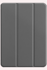 NoXx Hoesje Geschikt voor iPad Pro 2024 (11 inch) Hoesje Case Hard Cover Hoes Book Case Met Screenprotector - Grijs