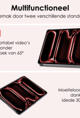 NoXx Hoesje Geschikt voor iPad Pro 2024 (11 inch) Hoesje Case Hard Cover Hoes Book Case Met Screenprotector - Paars