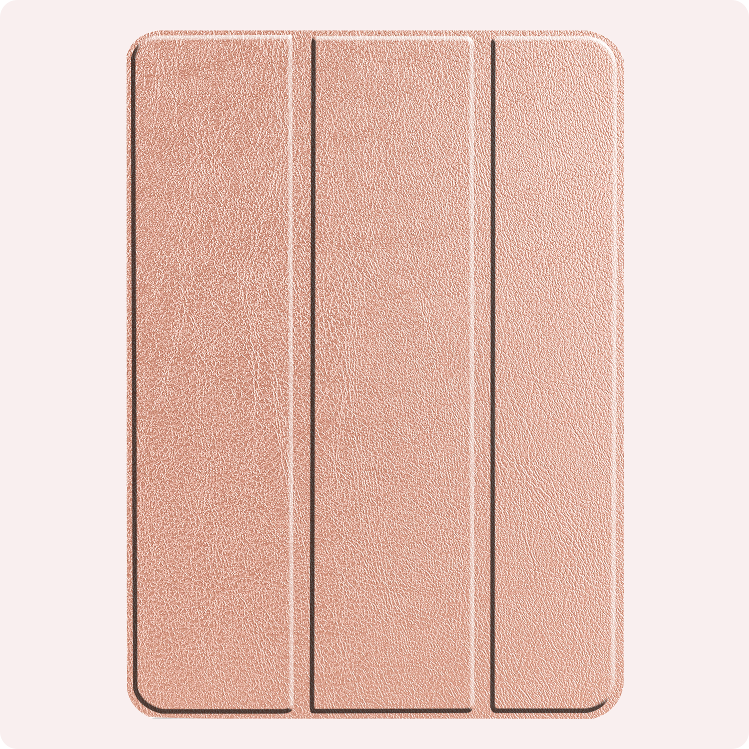 NoXx Hoesje Geschikt voor iPad Pro 2024 (11 inch) Hoesje Case Hard Cover Hoes Book Case Met Screenprotector - Rosé goud