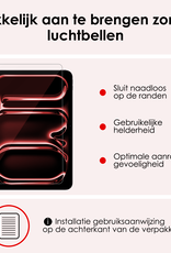 NoXx Hoesje Geschikt voor iPad Pro 2024 (11 inch) Hoesje Case Hard Cover Hoes Book Case Met Uitsparing Geschikt voor Apple Pencil Met Screenprotector - Rood