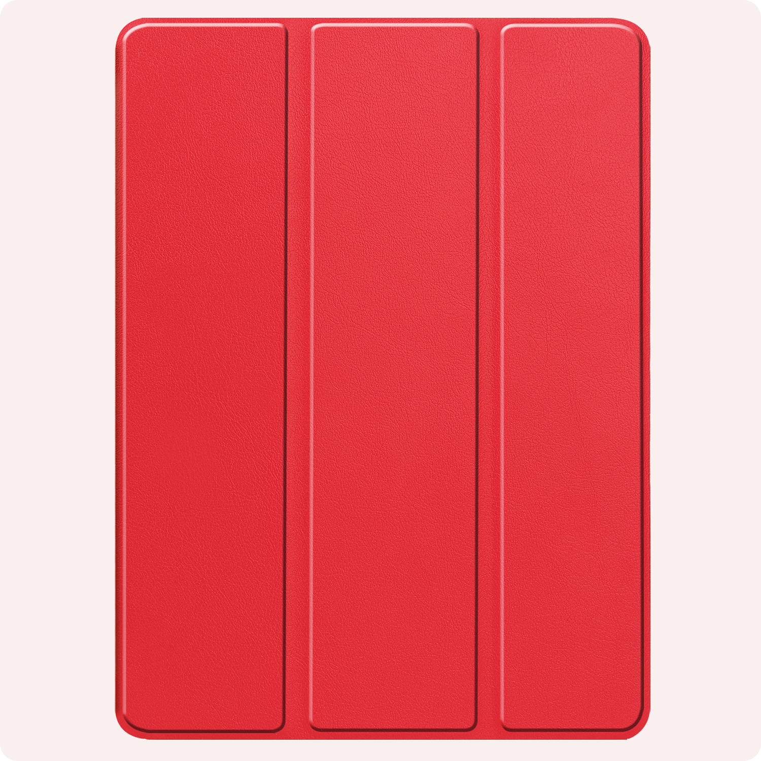 NoXx Hoesje Geschikt voor iPad Pro 2024 (11 inch) Hoesje Case Hard Cover Hoes Book Case Met Uitsparing Geschikt voor Apple Pencil Met Screenprotector - Rood