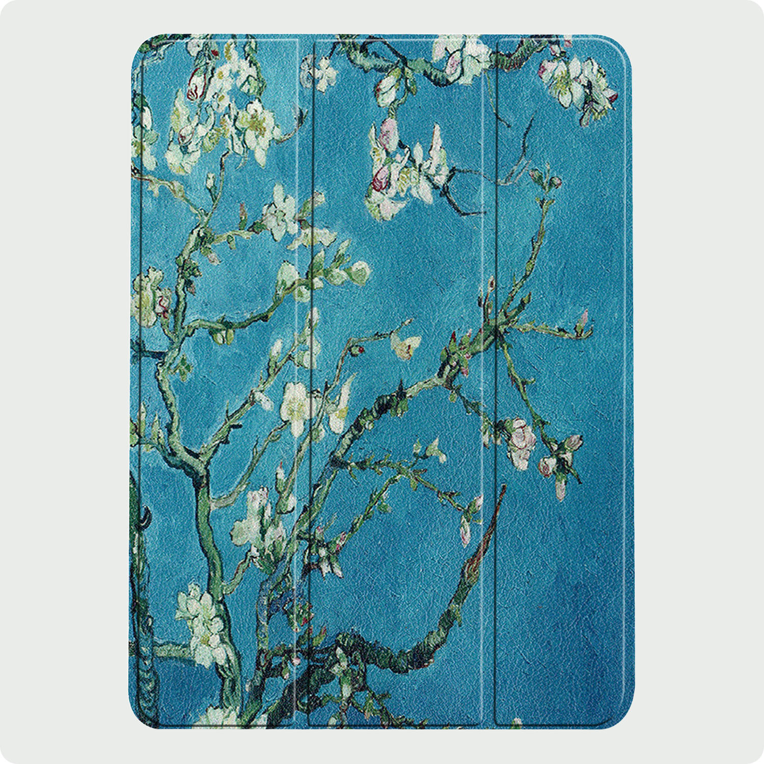 BASEY. Hoesje Geschikt voor iPad Air 6 (11 inch) Hoes Case Tablet Hoesje Tri-fold Met Screenprotector - Hoes Geschikt voor iPad Air 2024 (11 inch) Hoesje Hard Cover Bookcase Hoes - Bloesem